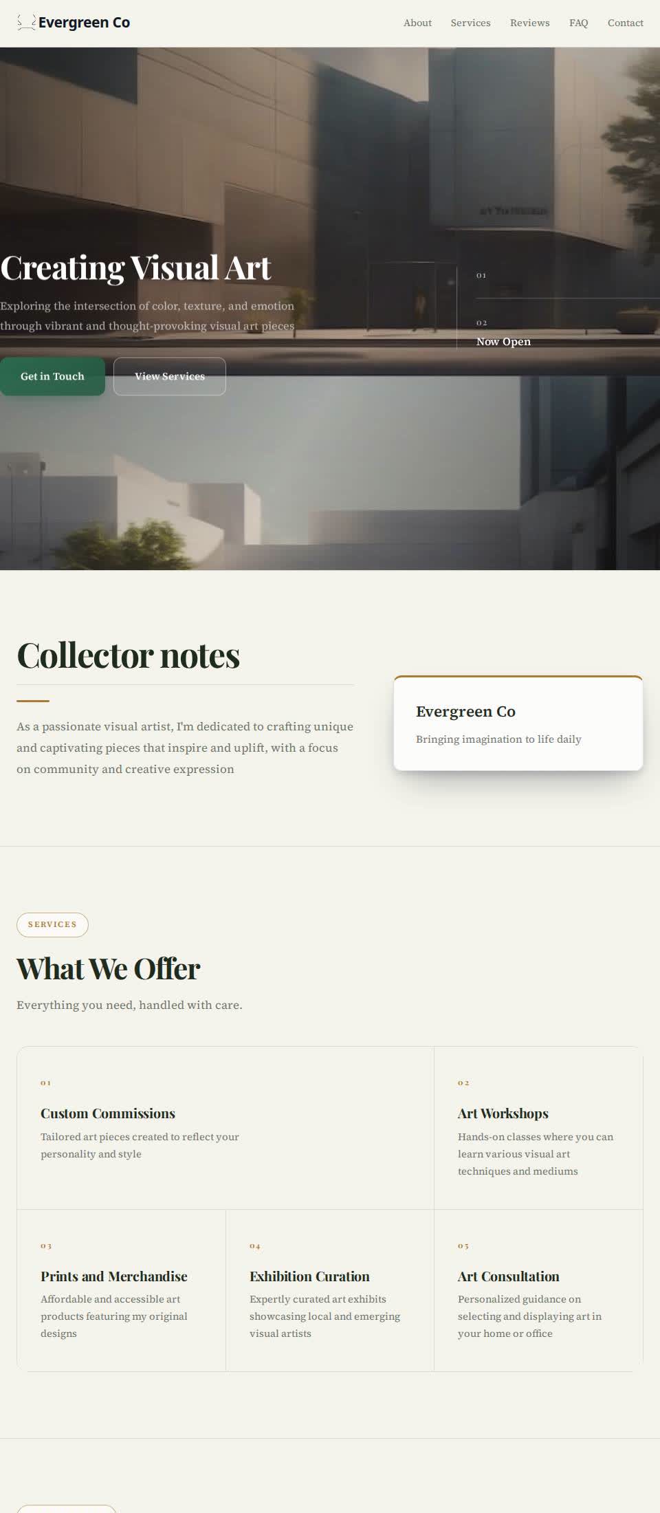 Example Nafach site for Aya Nguyen artist